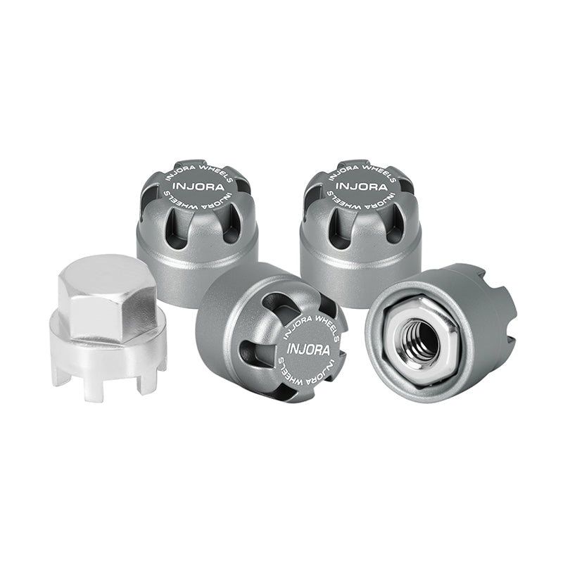 INJORA M2.5 Wheel Lock Nuts with Aluminum Cap for 1/18 TRX4M Ascent-18