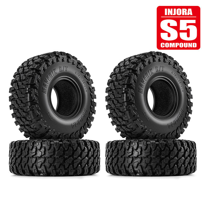 INJORA 1.9" (120*42mm 4.75" OD) MAVERIX S5 R/T Tires (T1925) (4)