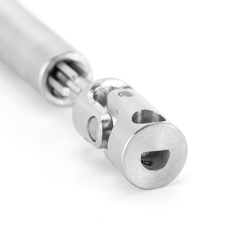 INJORA Stainless Steel Drive Shafts with D Shaped Hole for 1/18 FMS FCX18 LC80