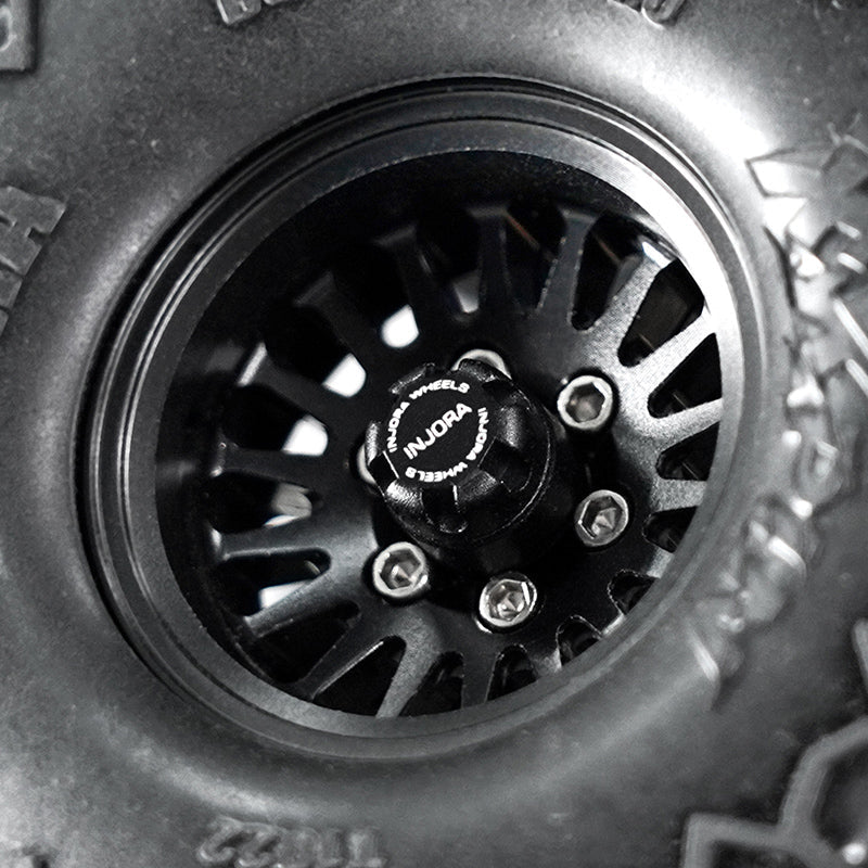 INJORA M2.5 Wheel Lock Nuts with Aluminum Cap for 1/18 TRX4M Ascent-18