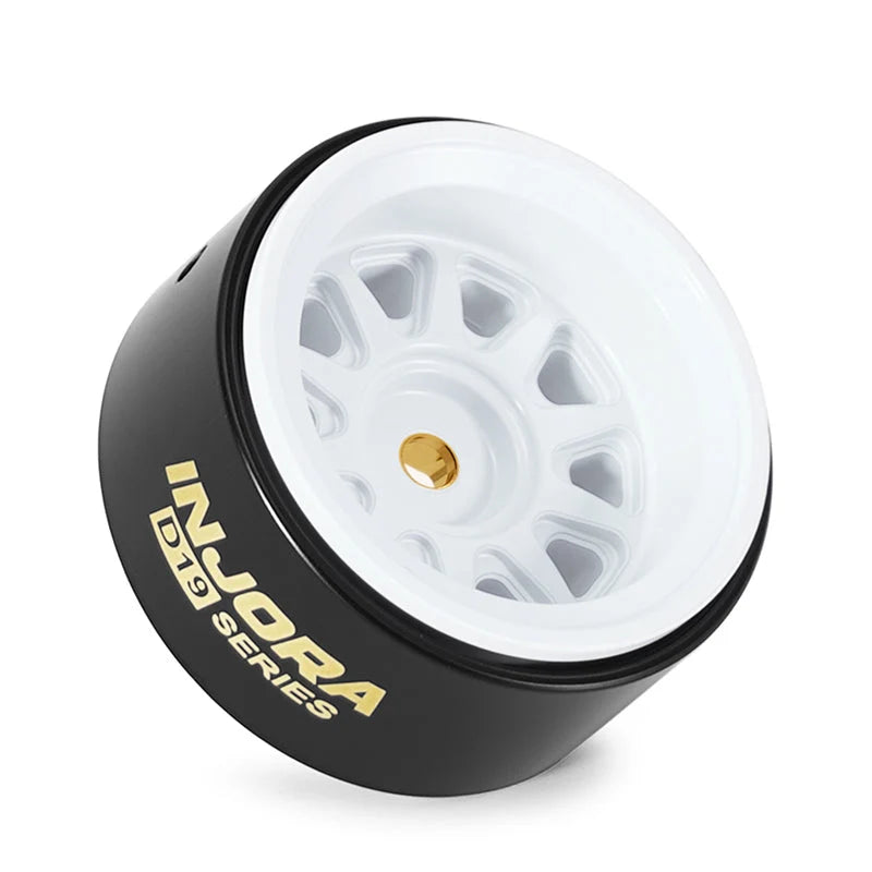 INJORA D19 0.7" Brass Beadlock Wheels for 1/30 SCX30 (4) (W7007)