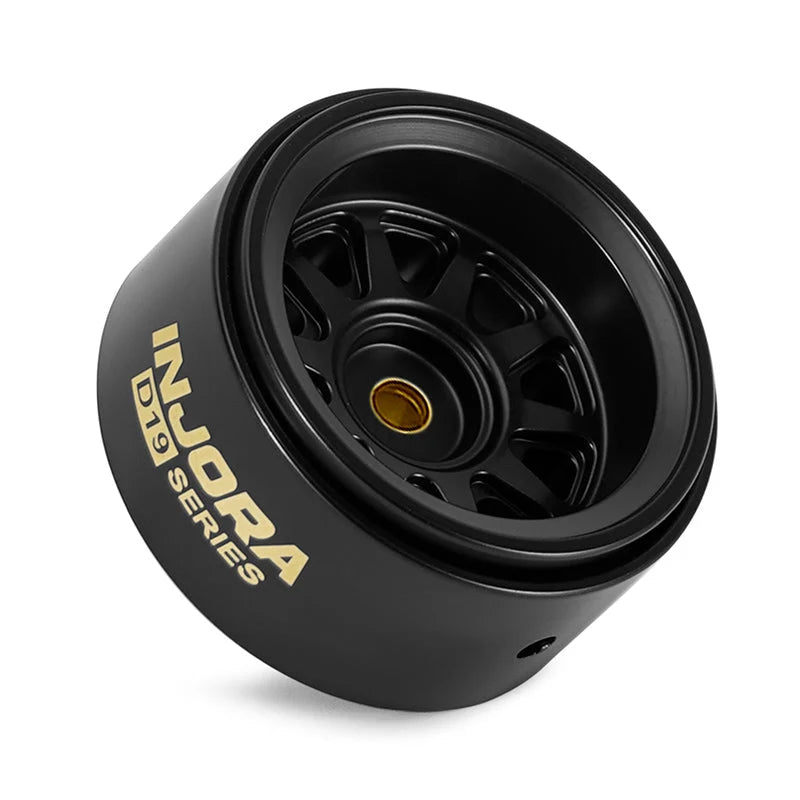 INJORA D19 0.7" Brass Beadlock Wheels for 1/30 SCX30 (4) (W7007)
