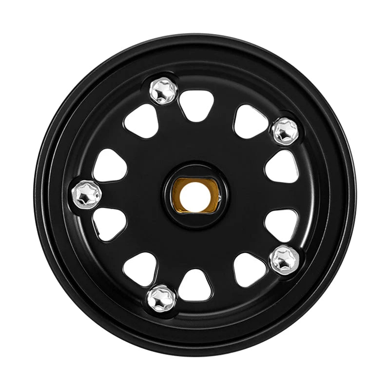 INJORA D19 0.7" Brass Beadlock Wheels for 1/30 SCX30 (4) (W7007)