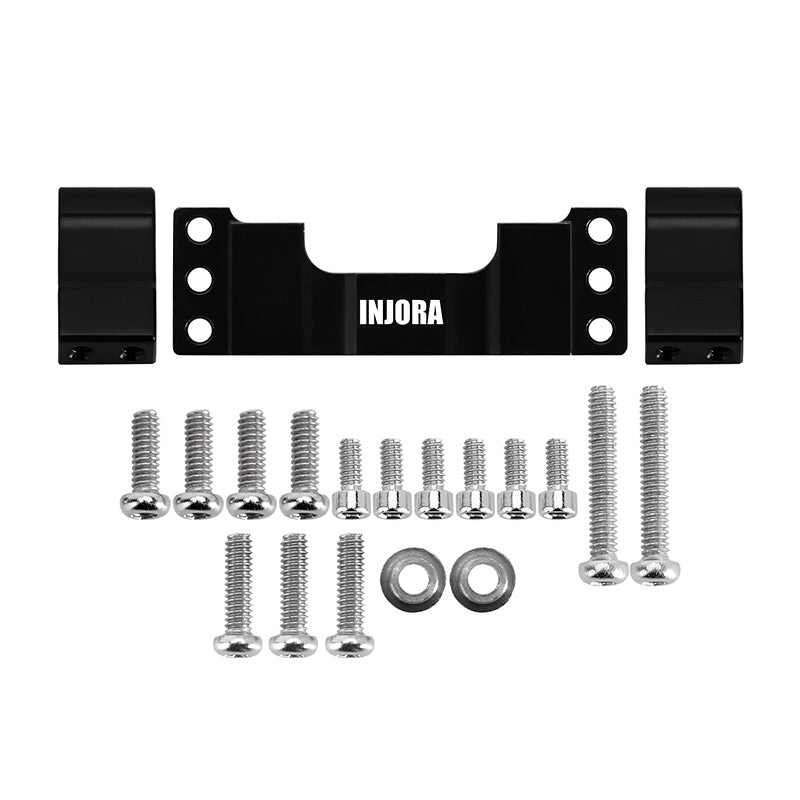 INJORA Aluminum Adjustable Servo Mount for Stock FMS FCX18 FCX24