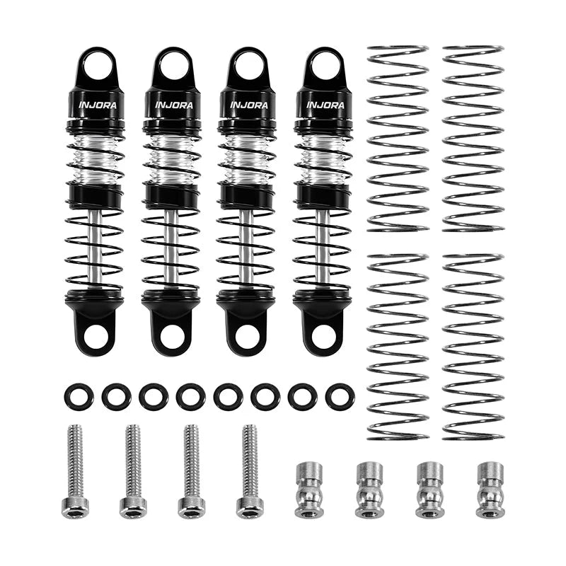 INJORA SCX30-08 26mm Aluminium Oil Shocks for 1/30 SCX30 (4)