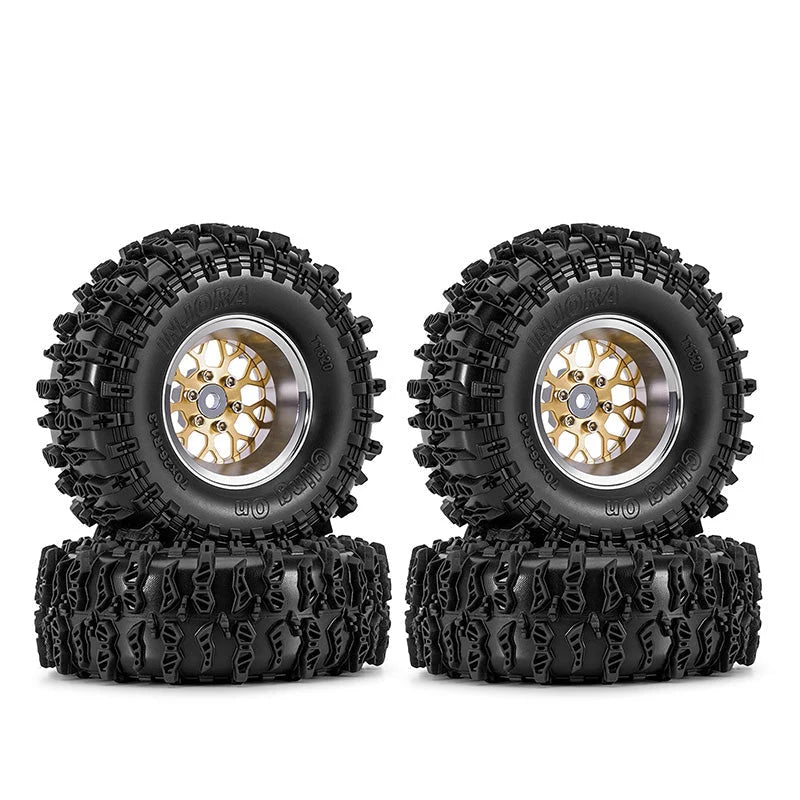 INJORA ModuWheel 1.3" Beadlock Wheel & 70mm Tyre Set (4)