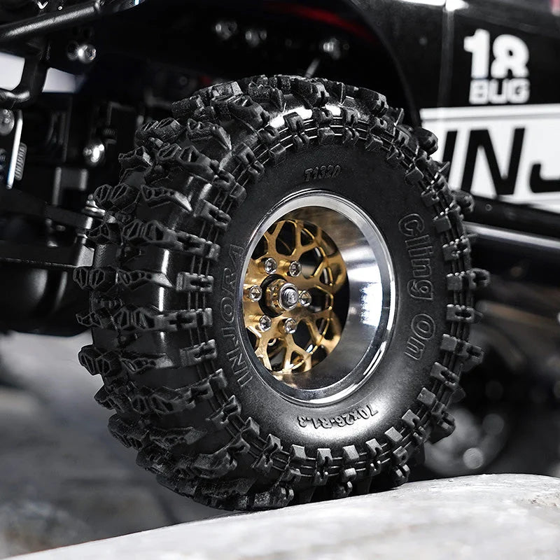 INJORA ModuWheel 1.3" Beadlock Wheel & 70mm Tyre Set (4)