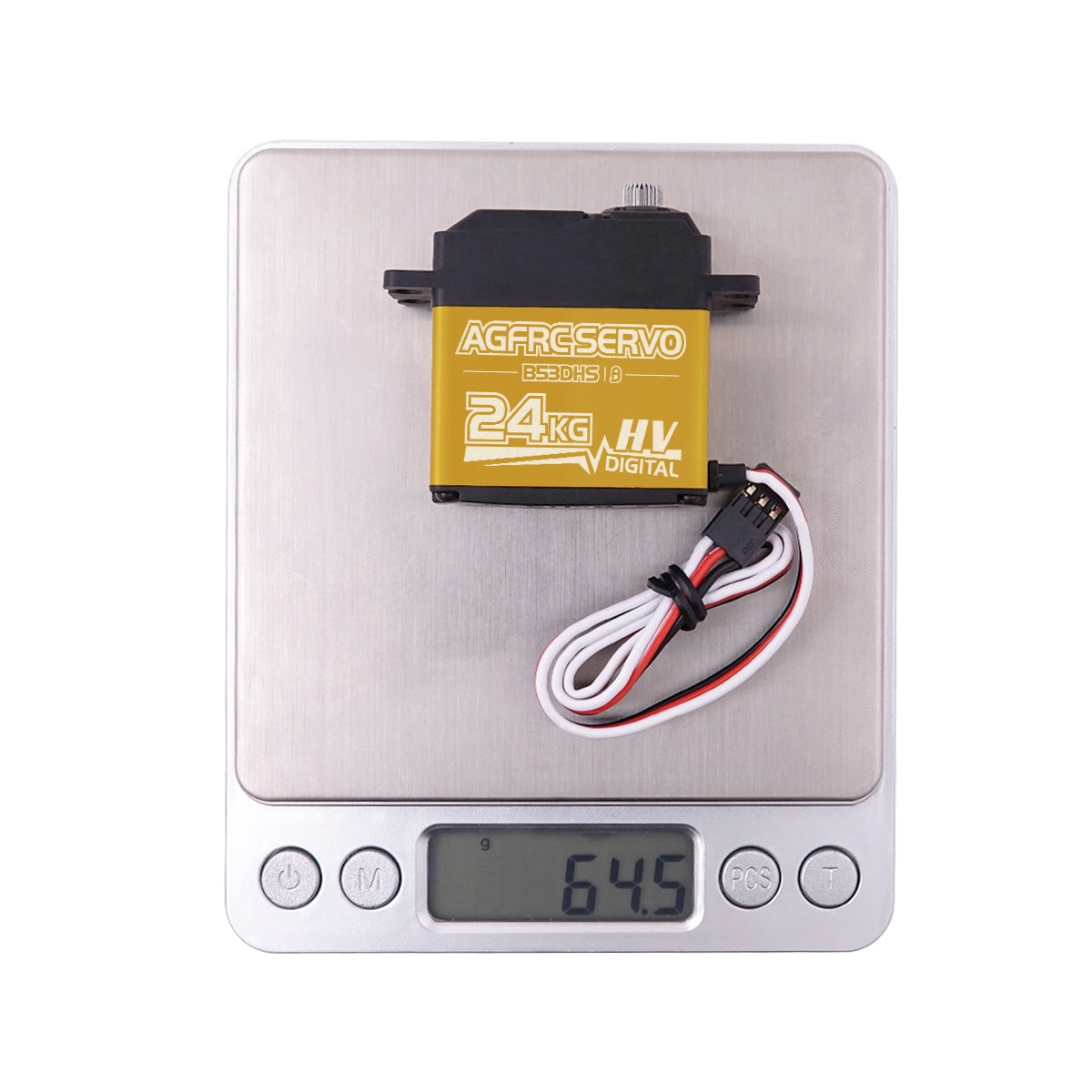 AGFRC Digital Wide Voltage Programmable High Torque MG Gear Servo(B53DHS)