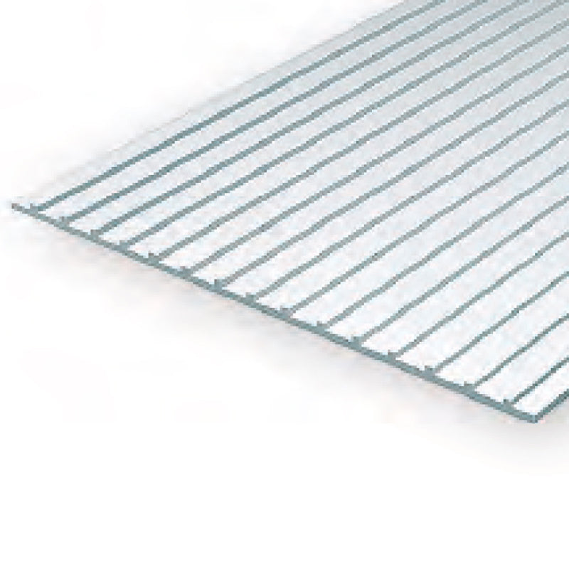EVERGREEN 4524 1MM THICK 15 X 30CM METAL SEAM ROOF 1/2 (EACH)