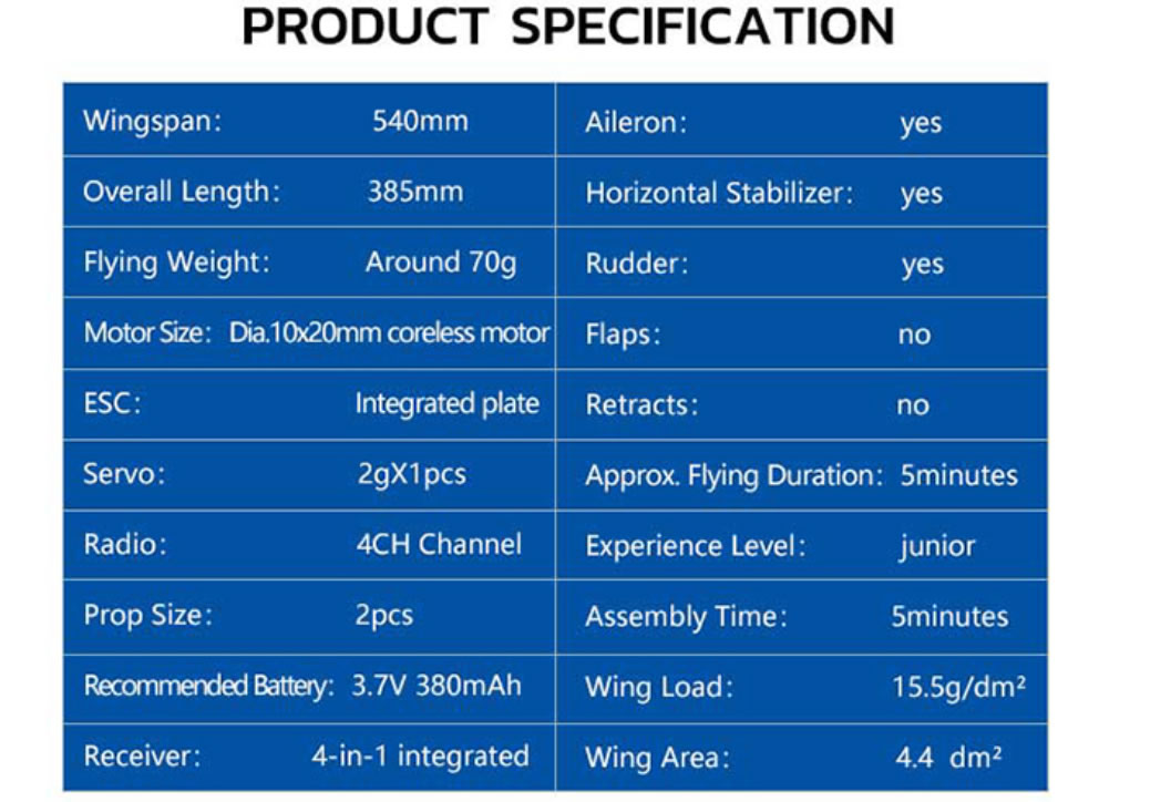 FMS 540MM PA-18 RTF Mode 2