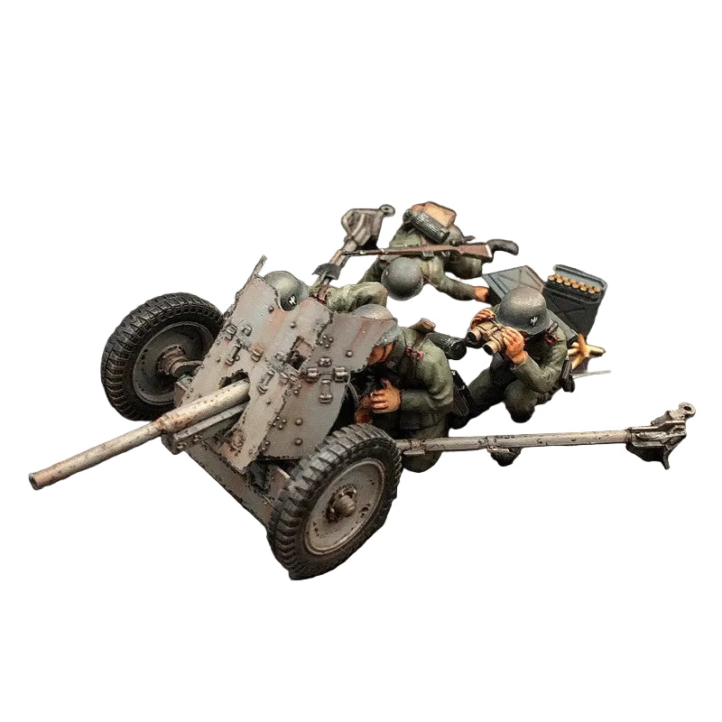 TAMIYA 1/35 GERMAN 3.7CM ANTI-TANK GUN PAK35/36 – Model Kit (35035)