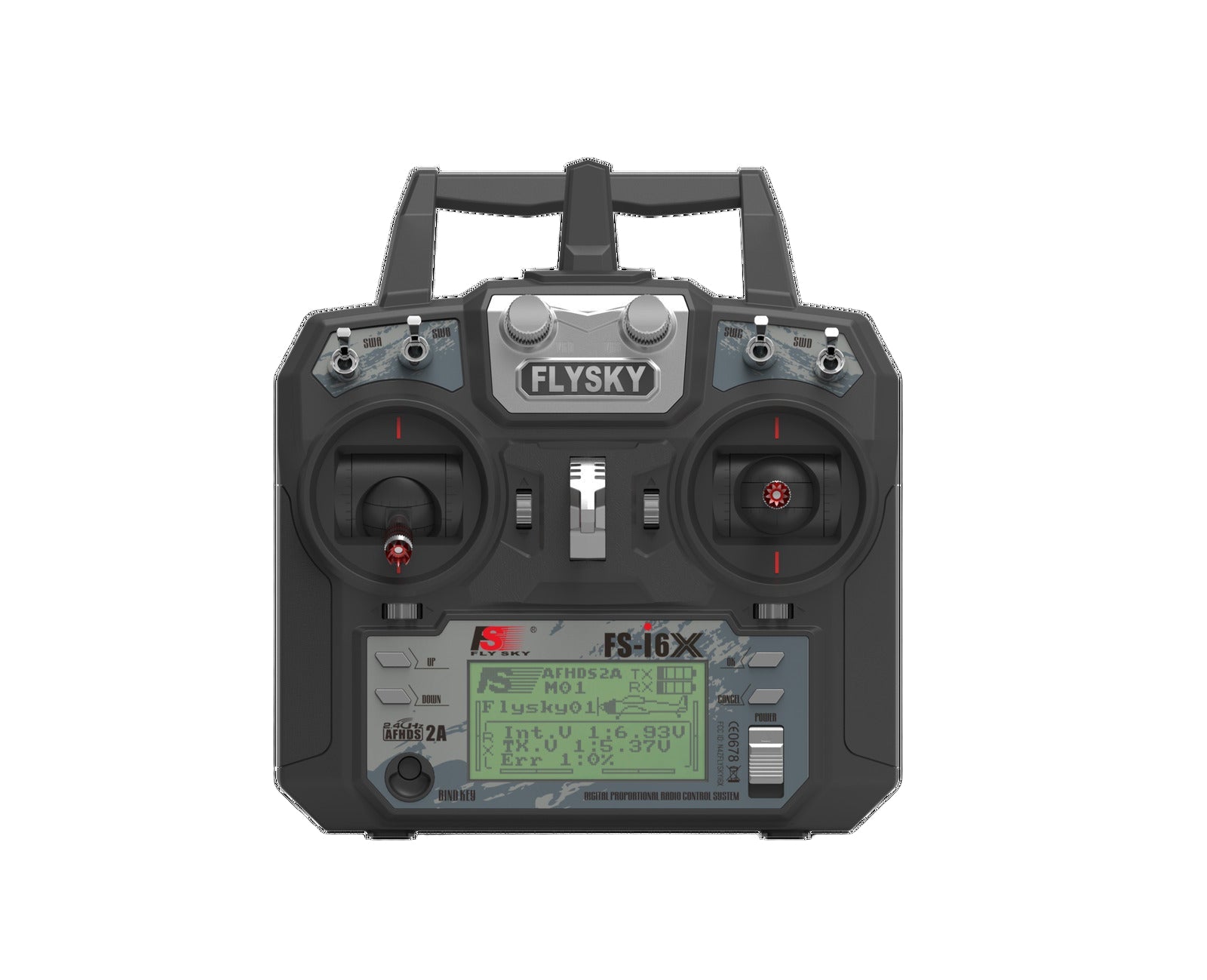 RC Transmitter on white background