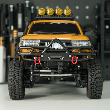 INJORA CNC Aluminum Front Rear Bumper for 1/18 FMS FCX18 LC80