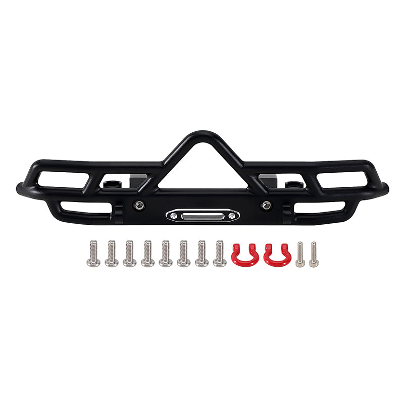 INJORA CNC Aluminum Front Rear Bumper for 1/18 FMS FCX18 LC80