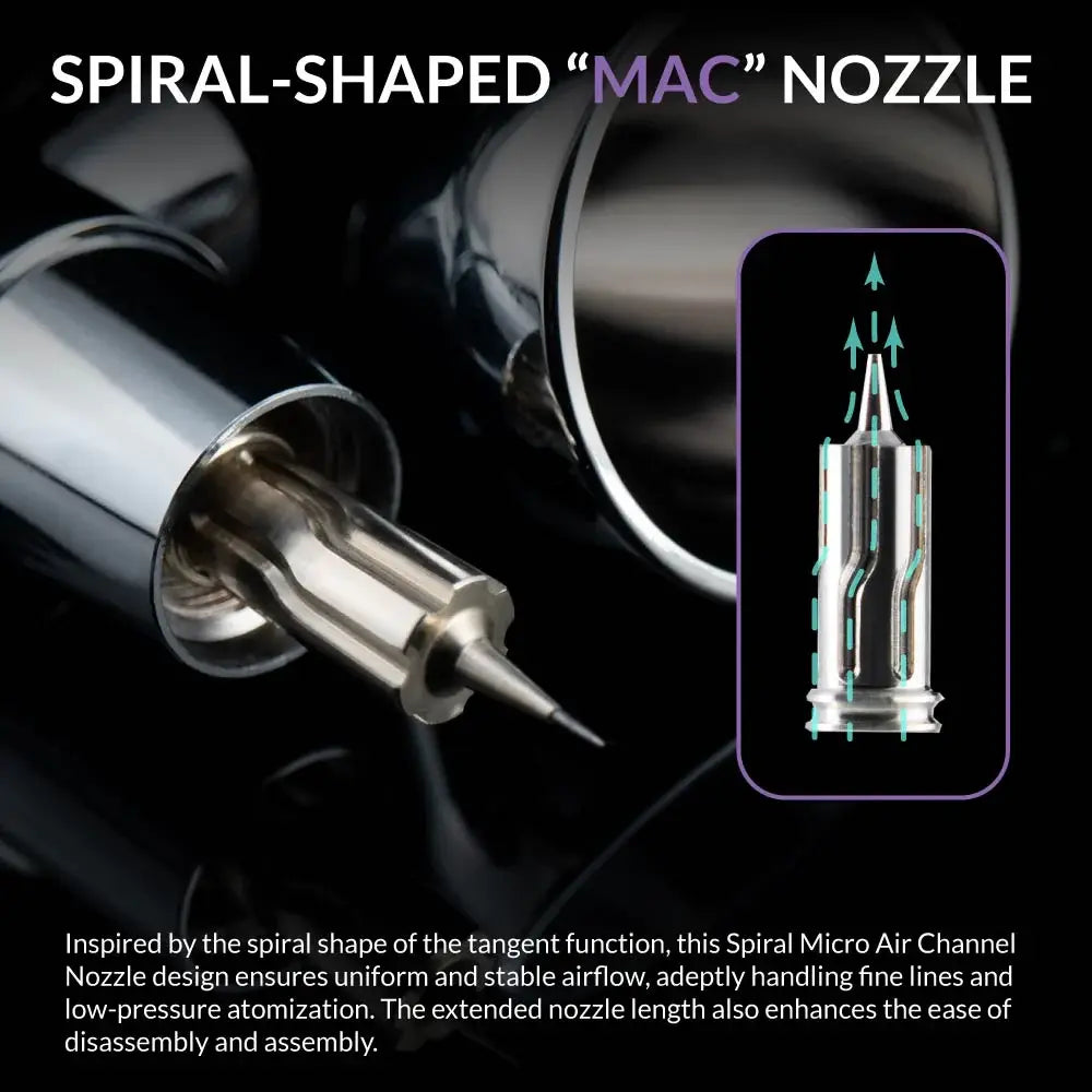 Gaahleri GHPM-Mobius Premium Dual-Action Airbrush 0.3mm