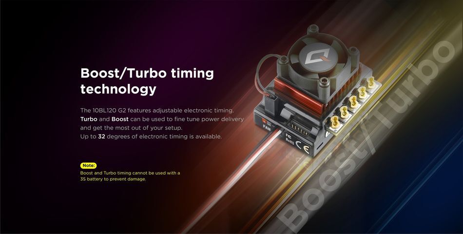 Hobbywing QuicRun 10BL120 G2 Brushless ESC – 120A