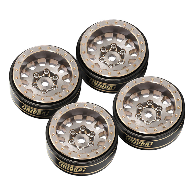 INJORA 1.0 Plus Brass -3.75mm Offset Wheels for Micro Crawlers (W1101)