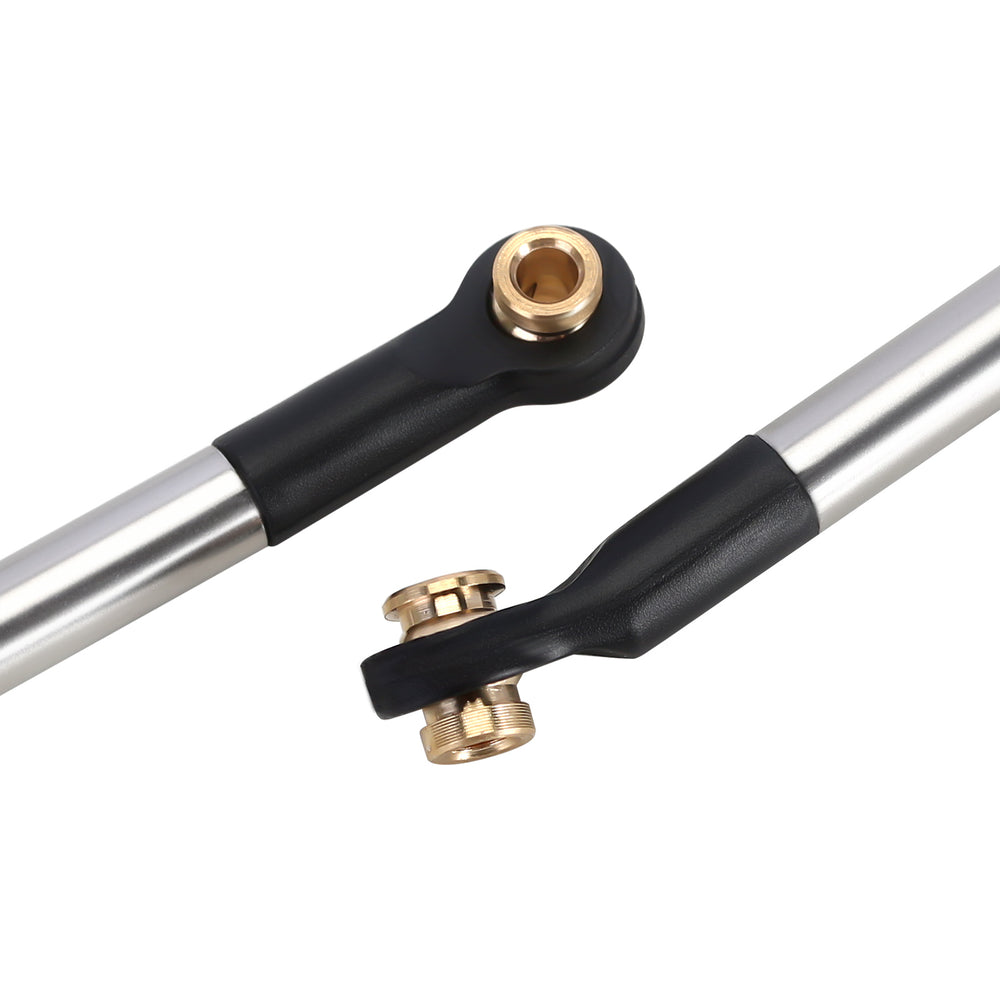 INJORA Stainless Steel High Clearance Links 4 Link Conversion Kit for 1/18 FMS FCX18 LC80