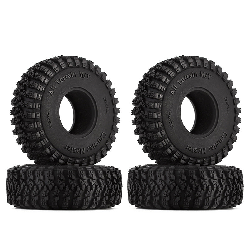 INJORA 1.0" 58*20mm Crawl Master A/T Tires (T1008) (4)