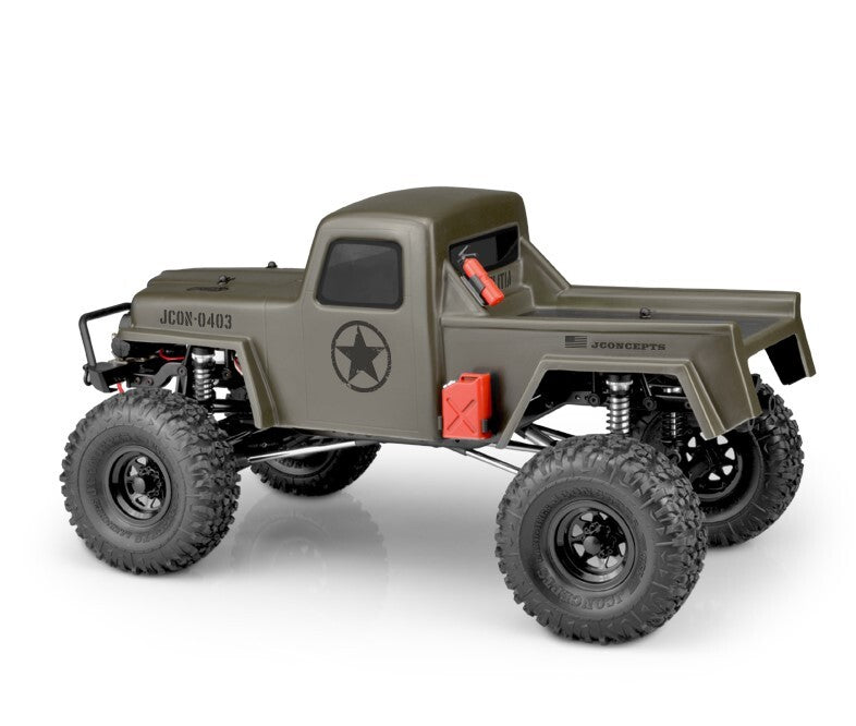 JCI Creep, 12.3 wheelbase - (Fits Traxxas TRX-4 Sport, Enduro, Axial 12.3 wheelbase) (Clear) - Techtonic Hobbies - JConcepts