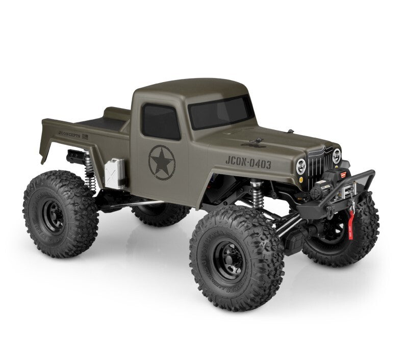 JCI Creep, 12.3 wheelbase - (Fits Traxxas TRX-4 Sport, Enduro, Axial 12.3 wheelbase) (Clear) - Techtonic Hobbies - JConcepts