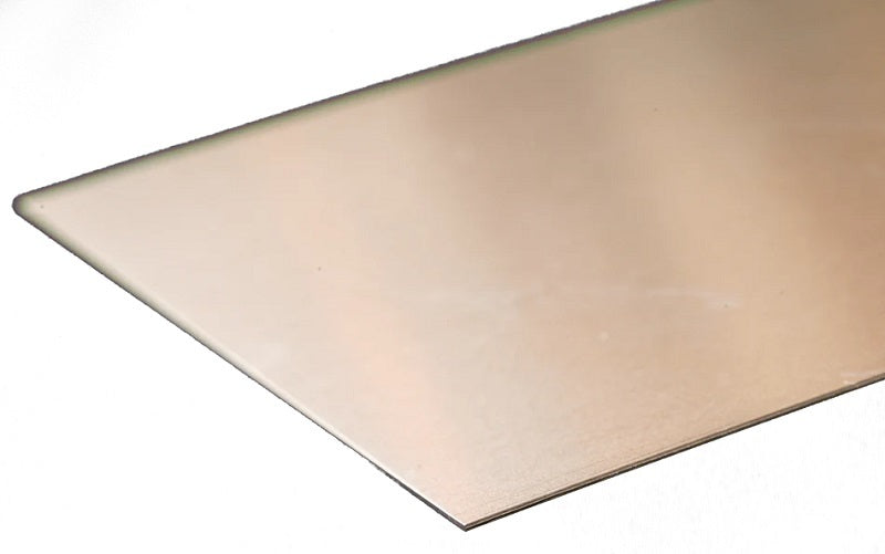K&S Tin Coated Sheet: 0.008" Thick x 6" Wide x 12" Long (1 Piece)
