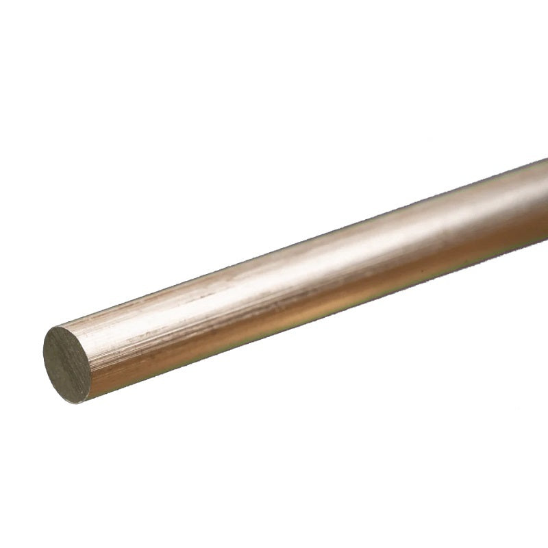 K&S 83045 SOLID ALUMINUM ROD (12IN LENGTHS) 1/4IN (1 ROD PER CARD)