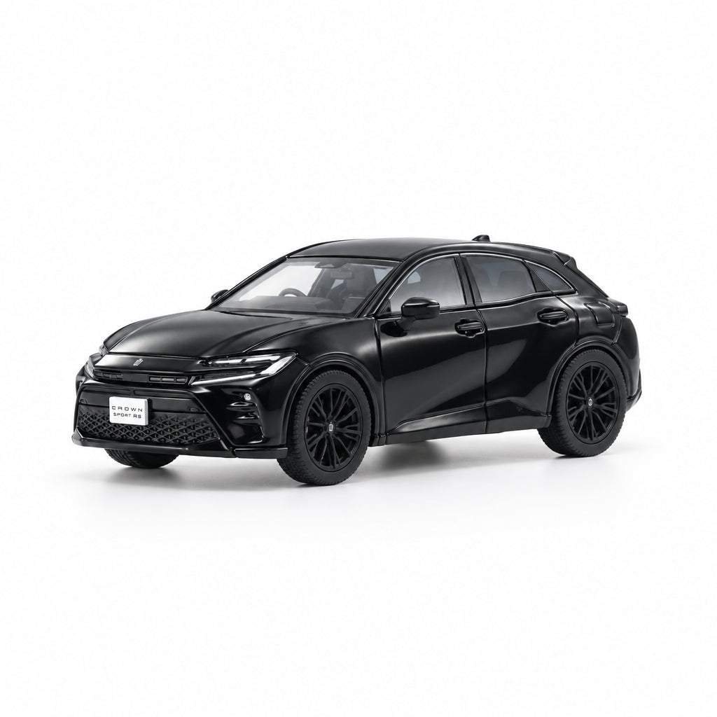 A dark gray compact SUV with black wheels, shown from a three-quarter front angle on a clean white studio background.