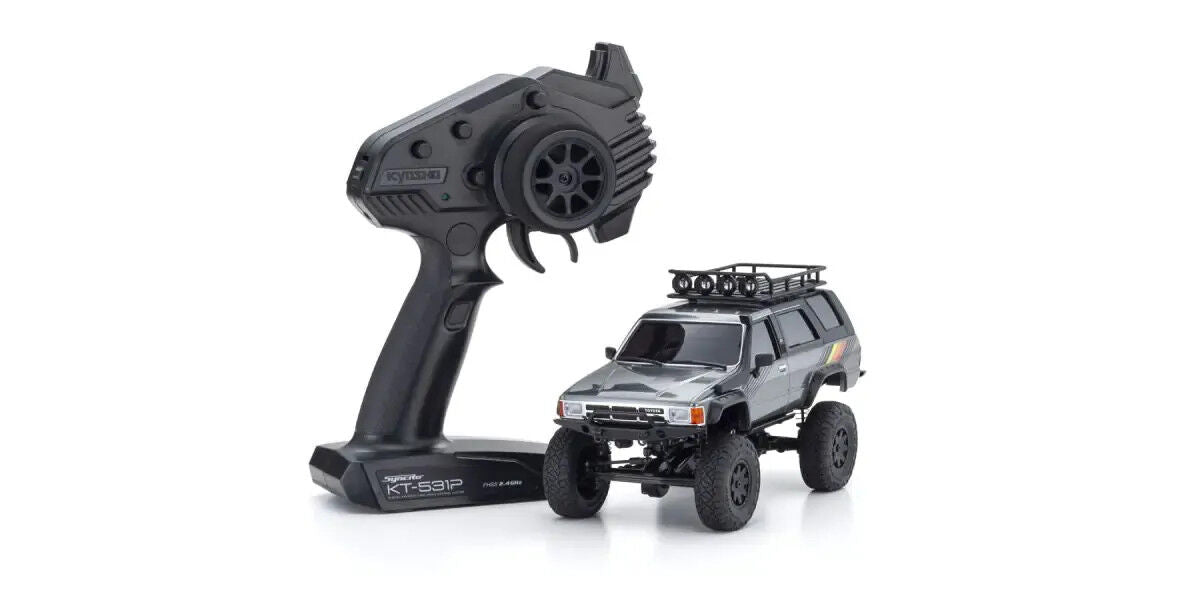 Kyosho Mini-Z Toyota 4Runner w/ Accessory Parts Dark Grey Metallic 4x4 MX-01