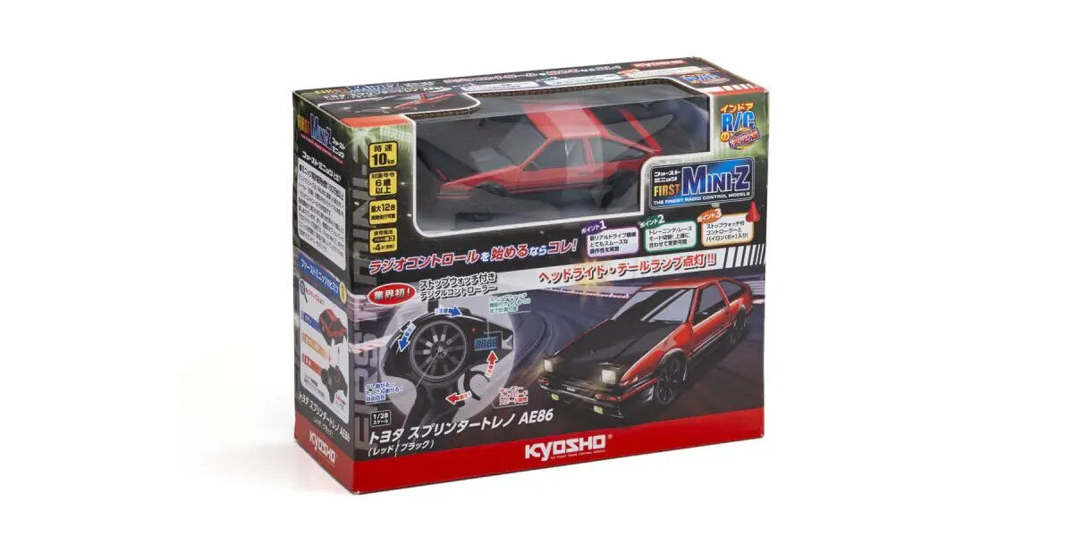 Kyosho First Mini-Z Toyota Sprinter Trueno AE86 Red/Black
