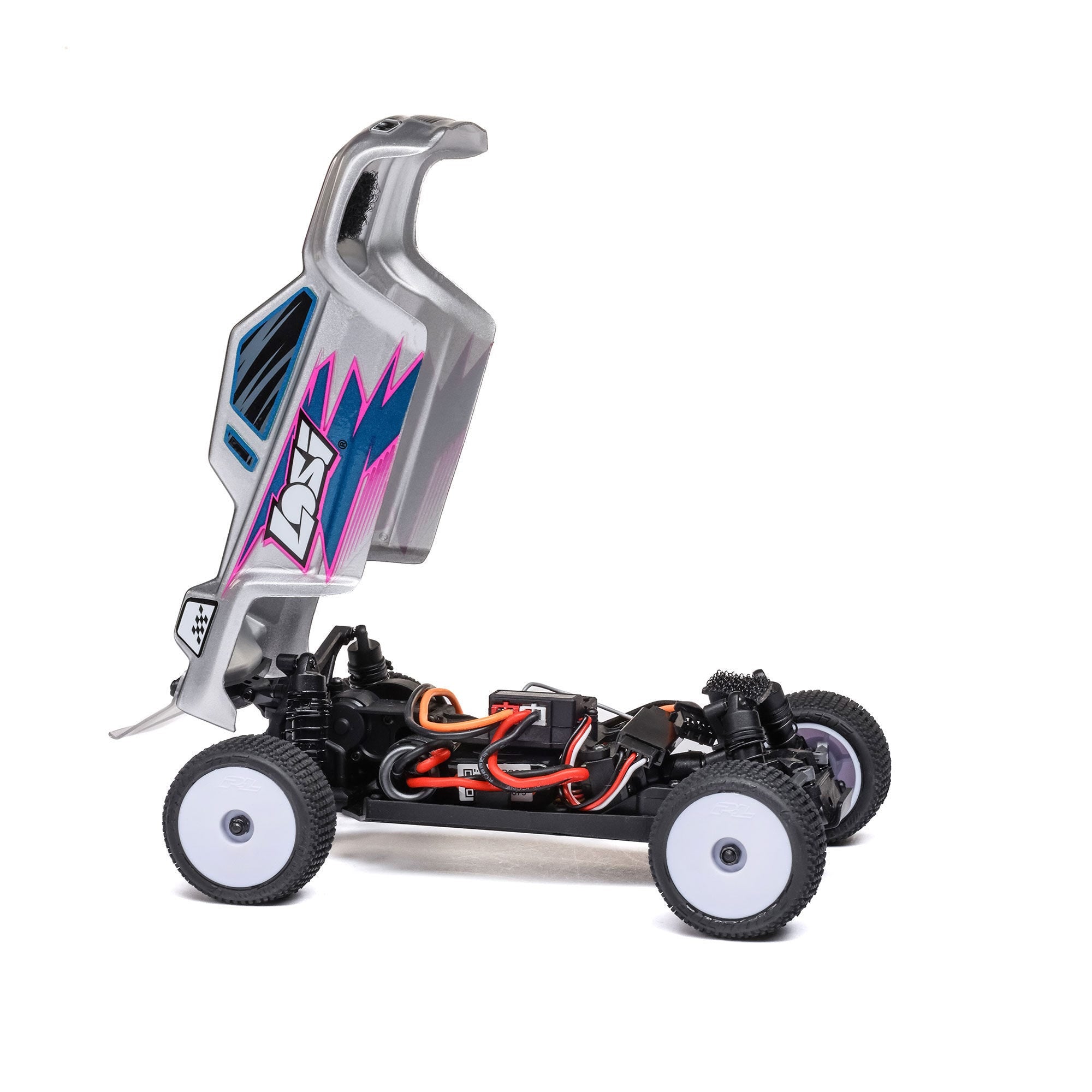 Losi Micro-T 1/28 2WD RC Stadium Truck, RTR, Silver