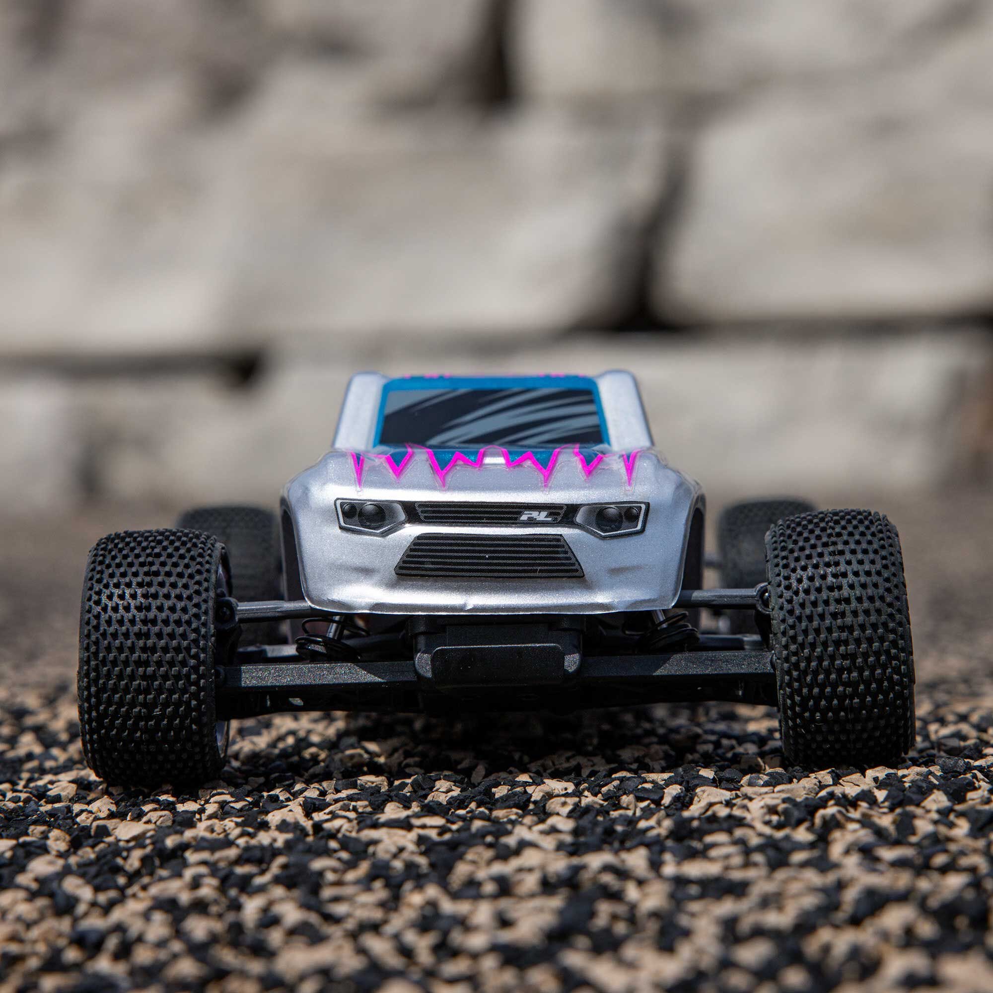 Losi Micro-T 1/28 2WD RC Stadium Truck, RTR, Silver