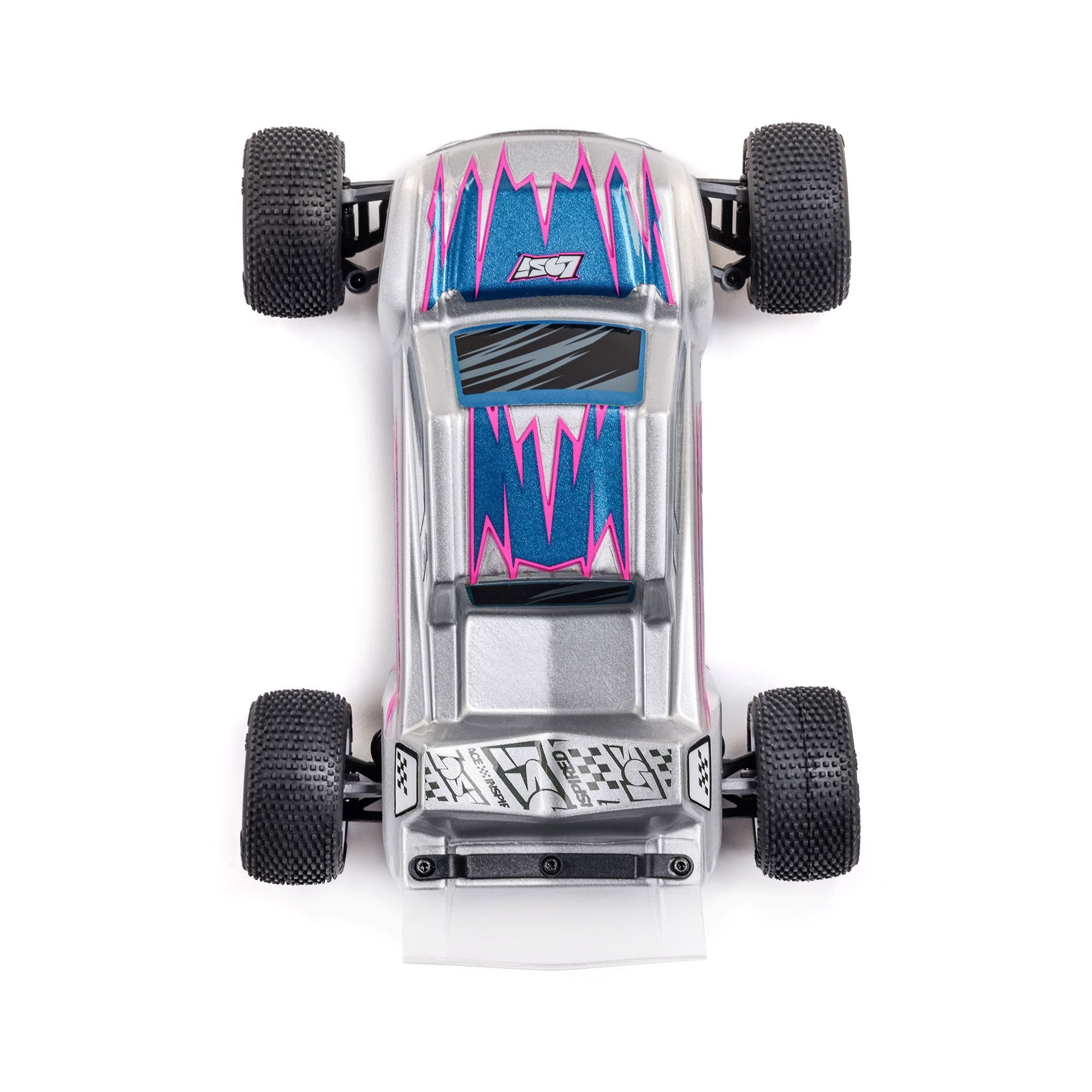 Losi Micro-T 1/28 2WD RC Stadium Truck, RTR, Silver