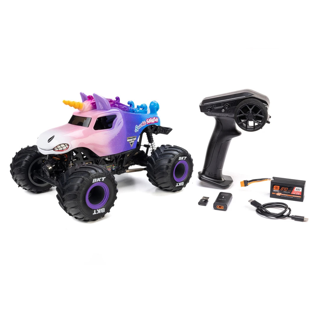 Losi Mini LMT Sparkle Smash 1/18 4X4 Monster Jam RTR - Pre-order
