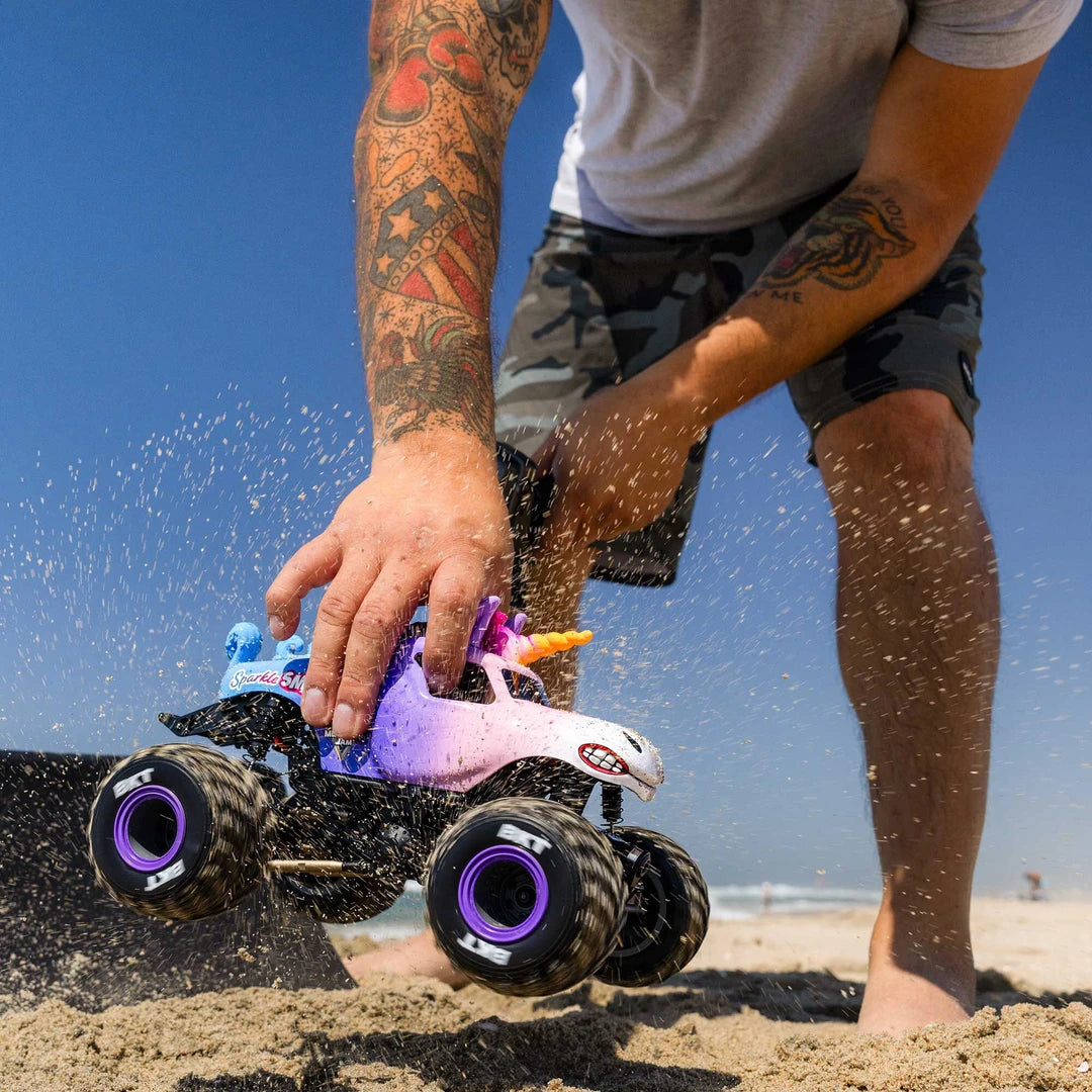 Losi Mini LMT Sparkle Smash 1/18 4X4 Monster Jam RTR - Pre-order