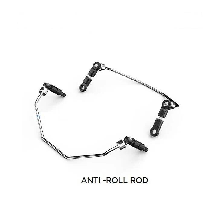 Anti-roll rod on a white background with 'ANTI-ROLL ROD' text below. MJX Front & Rear Anti-Roll Bar 10208