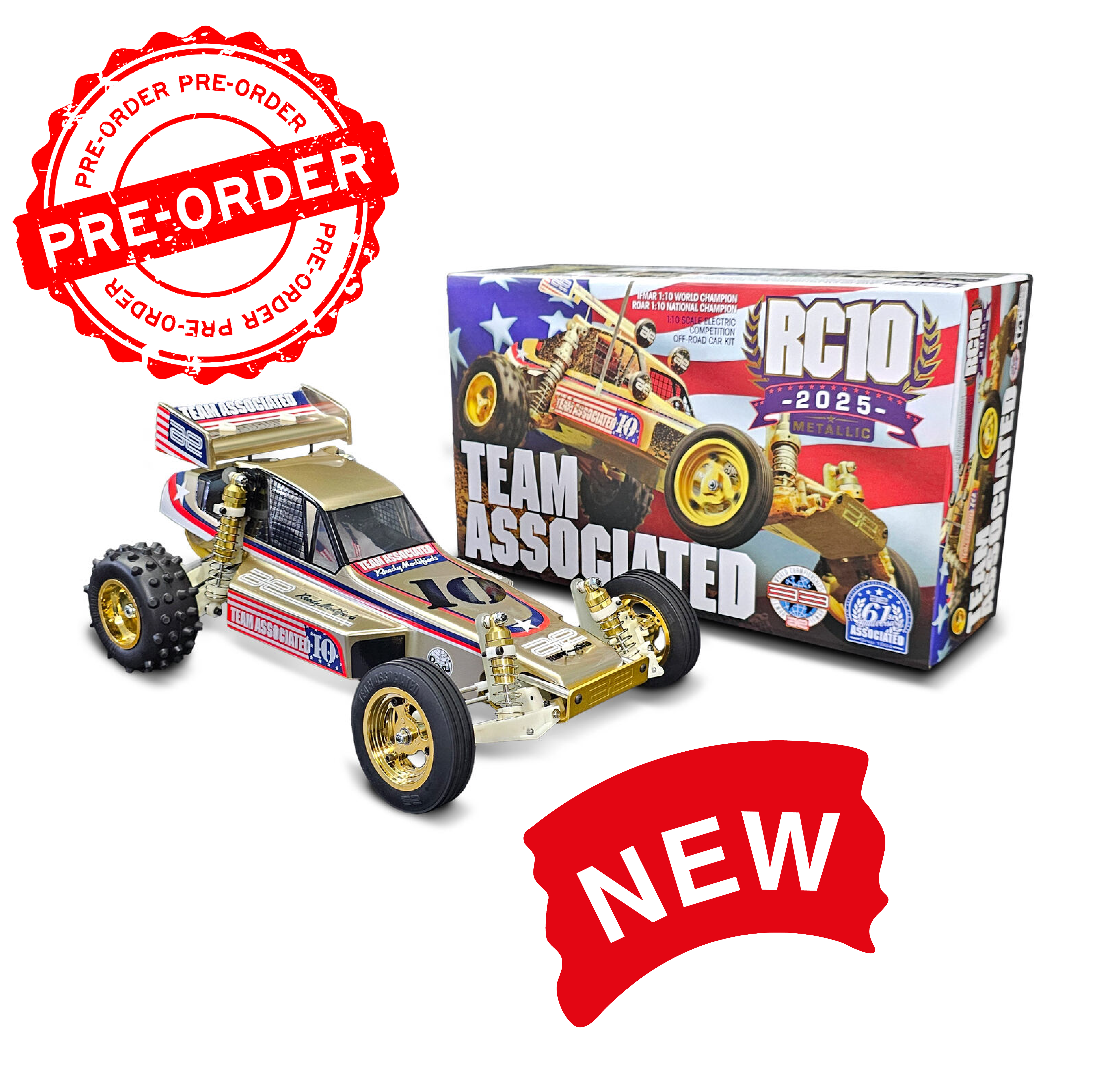 RC10 2025 METALLIC EDITION KIT - Pre-order $699.99