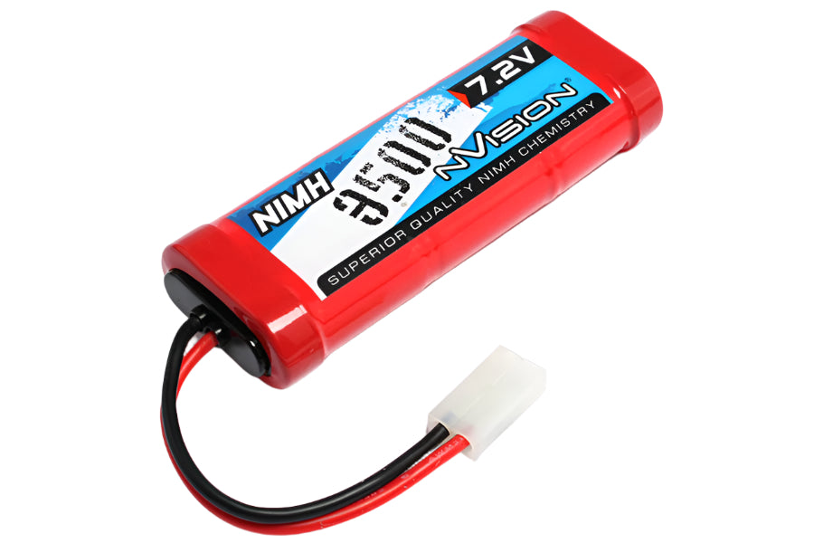 nVision NiMH 3500 7,2V Stick w/Tamiya Plug 14 AWG - Techtonic Hobbies - nVision