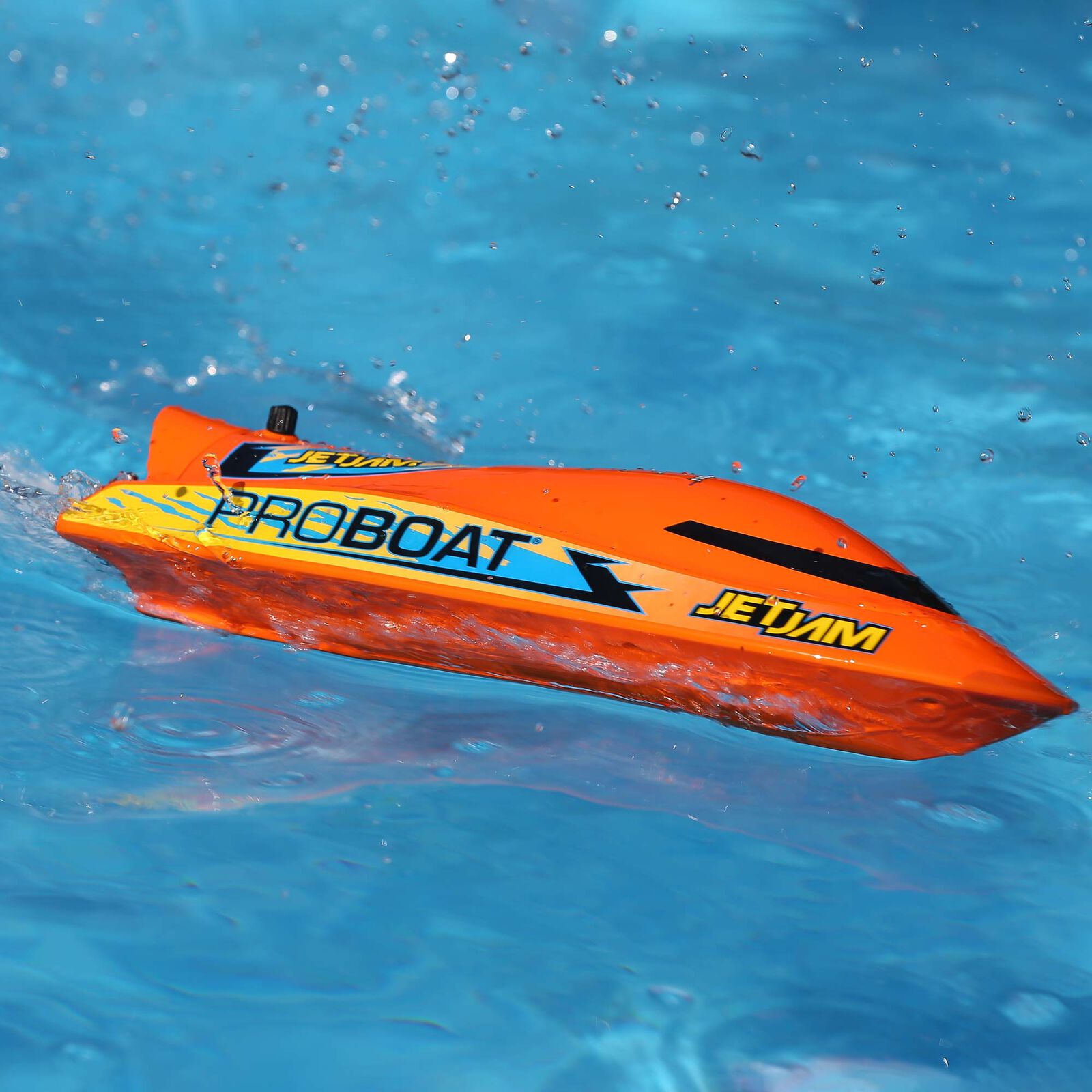 Pro Boat Jet Jam V2 12" Pool Racer RC Boat RTR Orange OR White