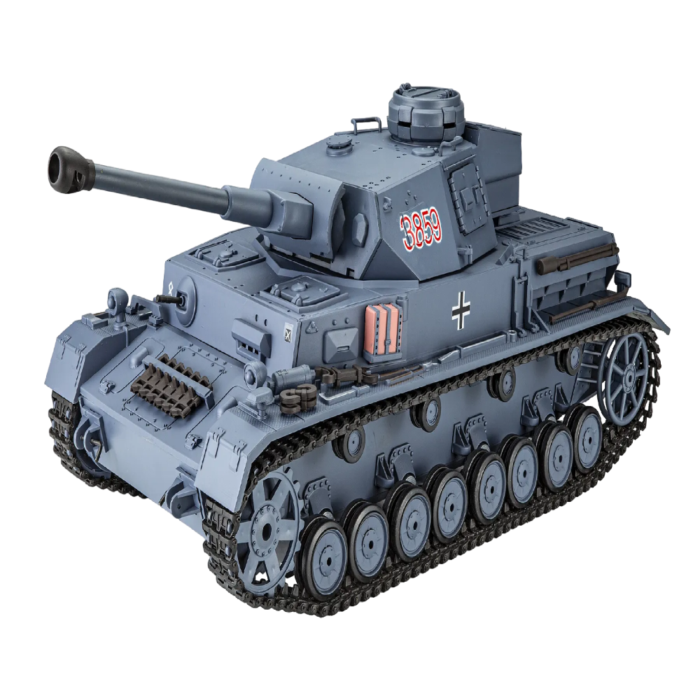 Model tank with visible branding on a white background