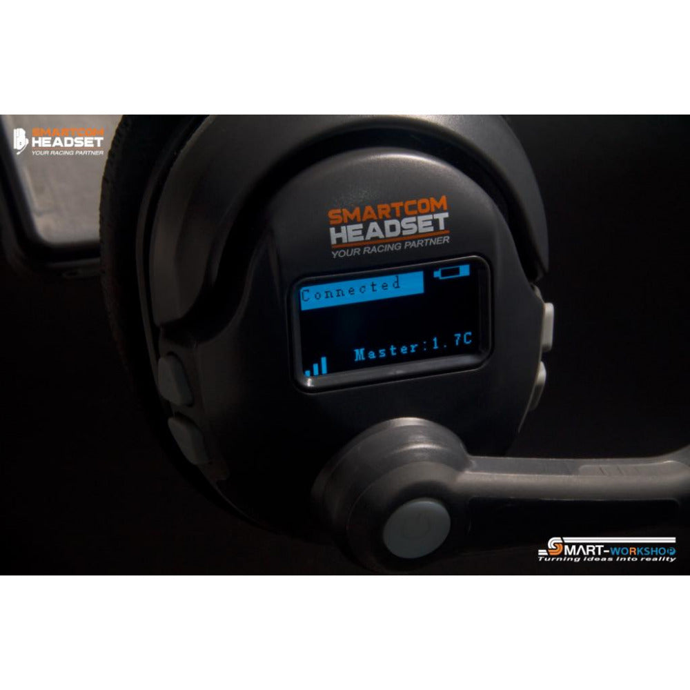 SMART WORKSHOP SMART-COM HEADSET 2PCS - BLACK/BLUE - SCH-8286-17