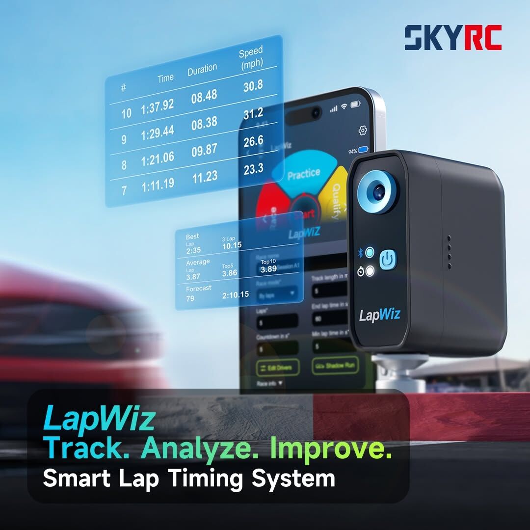 SkyRC LapWiz RC Lap Counter Combo Set with T01 Transponder