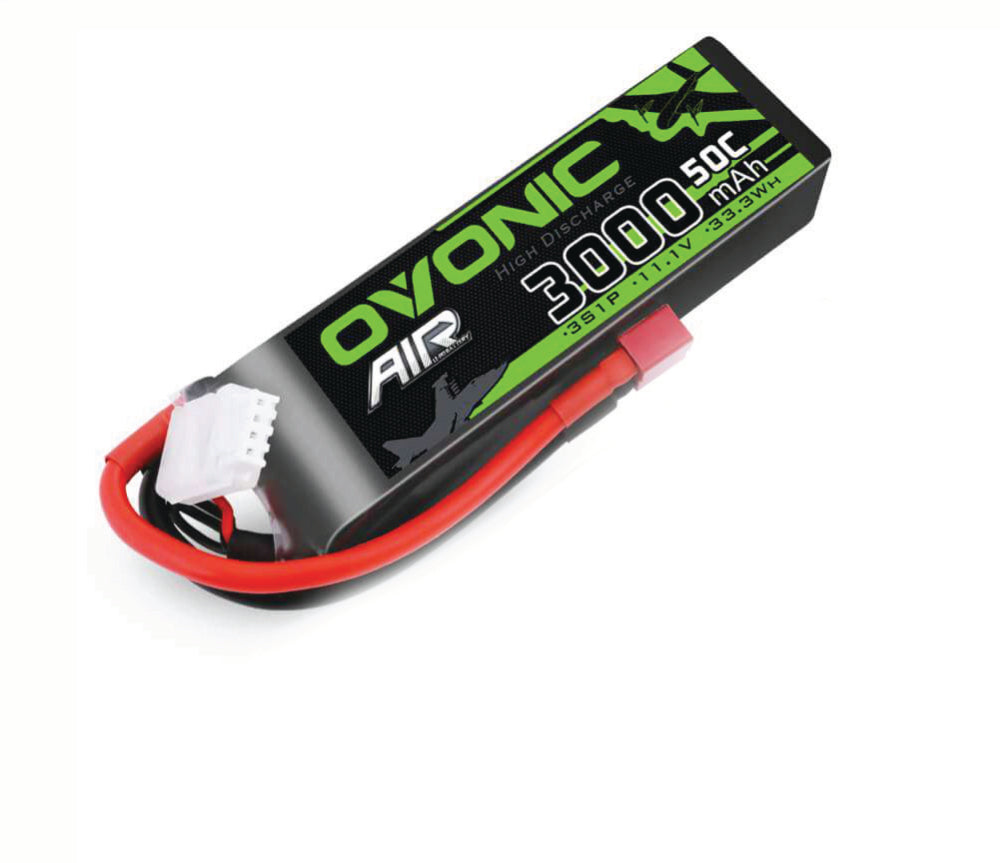 Ovonics 50c 3s Li-po 3000mah Deans Plug
