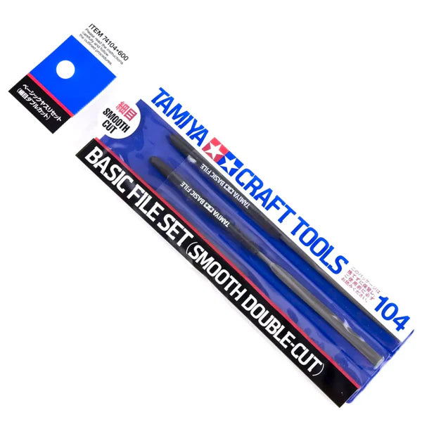 TAMIYA BASIC FILE SET SMOOTH DBL. CUT