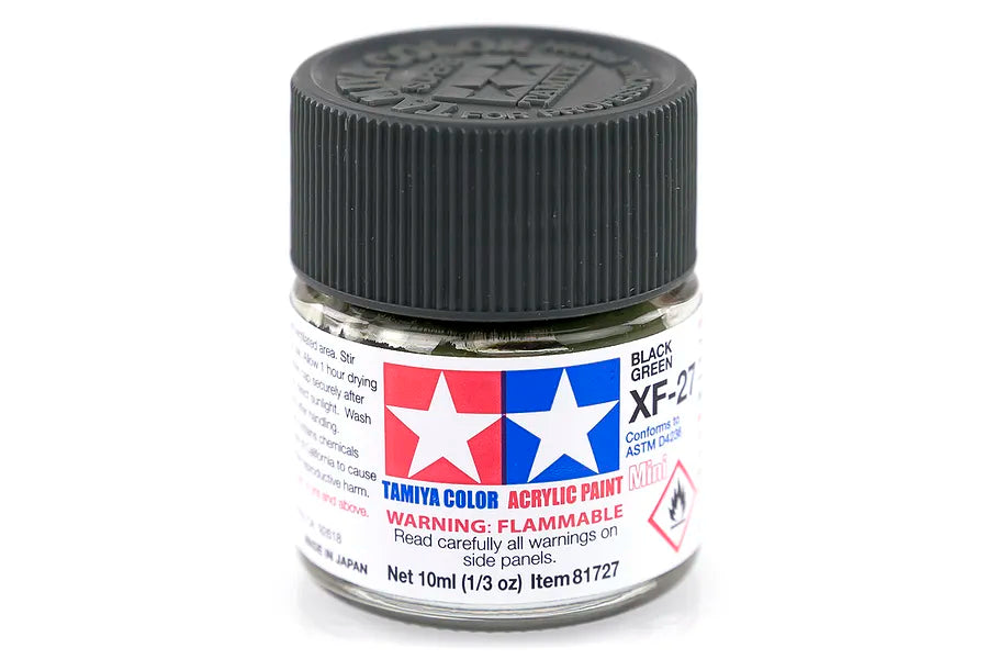 Tamiya Acrylic Mini XF-27 Black Green