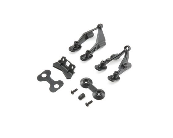 TLR Rear Wing Stay and Washers, 22 5.0