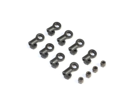 TLR Shock End Set, G3, 4pcs, 22 5.0, 22X-4