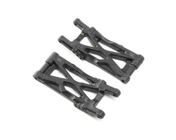 TLR RC Car Rear Arm Set, VHA, Stiffezel, 22 5.0 DC Elite
swing arms on a white background