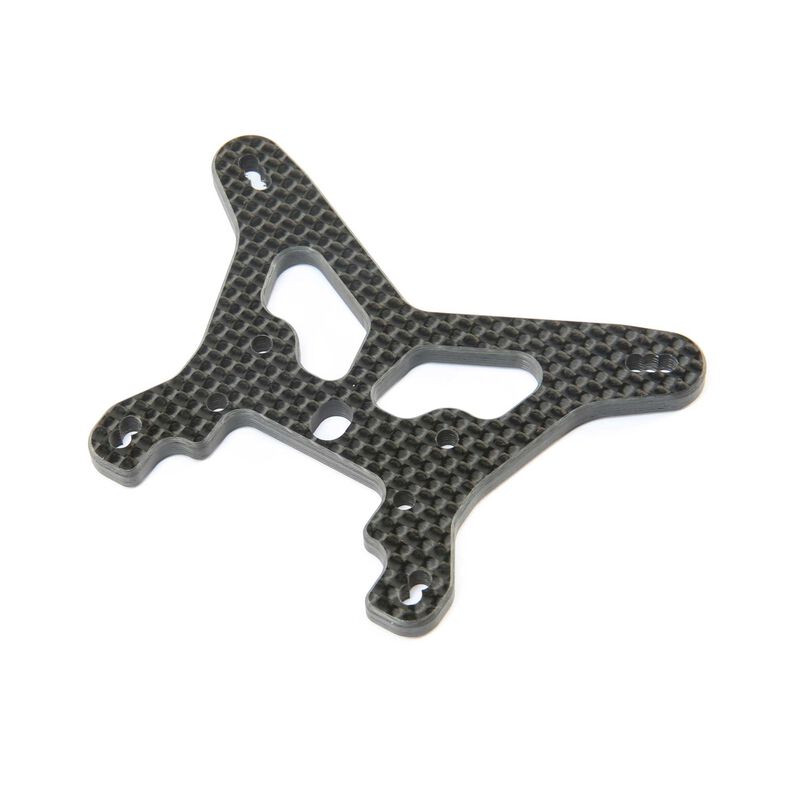 TLR Carbon Rear Shock Tower: 22X-4