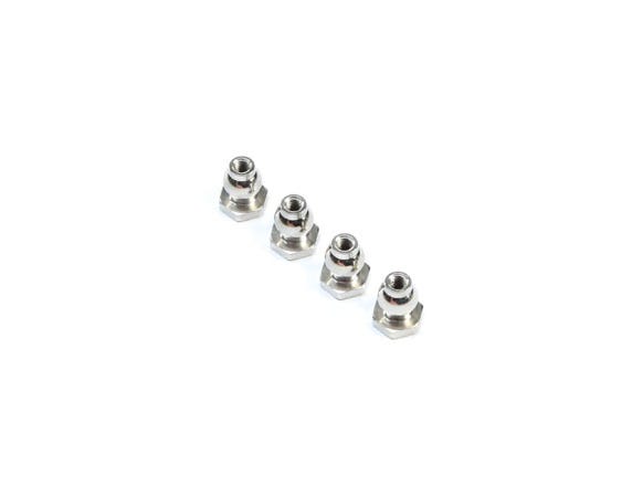 TLR Suspension Ball, 6.8mm, Flanged, 4pcs, 8X Elite